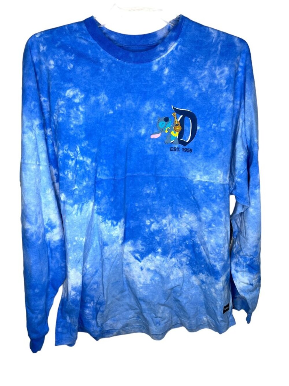 Disney Stitch Tie-Dye Spirit Jersey for Adults Disneyland Hawaiian Vacation XL